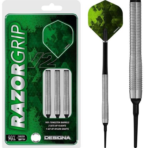 DESIGNA  Razor Grip V2 Soft Tip Darts - M1 20g Softdarts